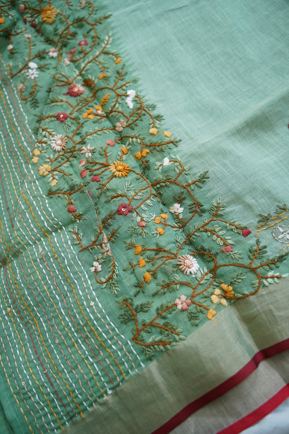 Linen Cotton Saree PC18200