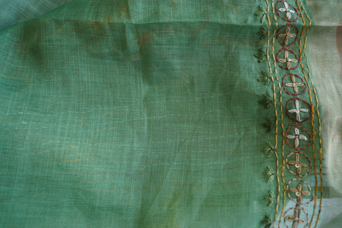 Linen Cotton Saree PC18200