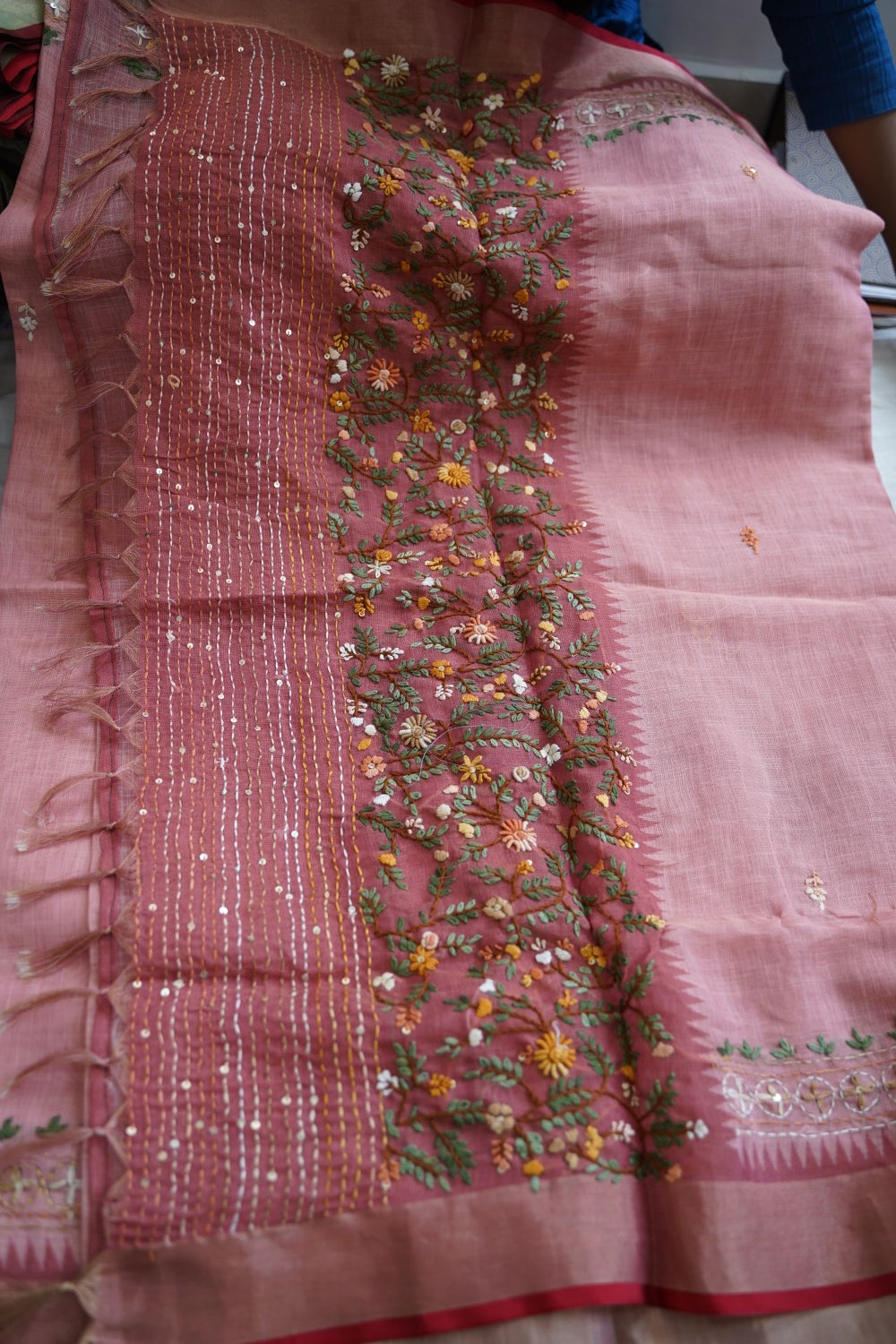 Linen Cotton Saree PC18205