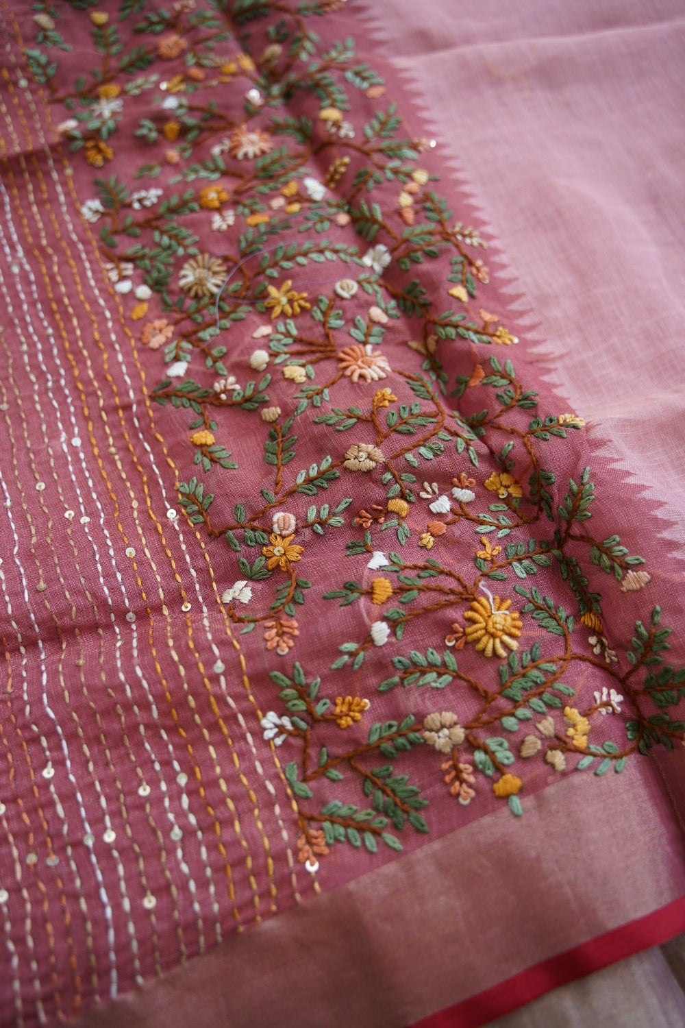 Linen Cotton Saree PC18202