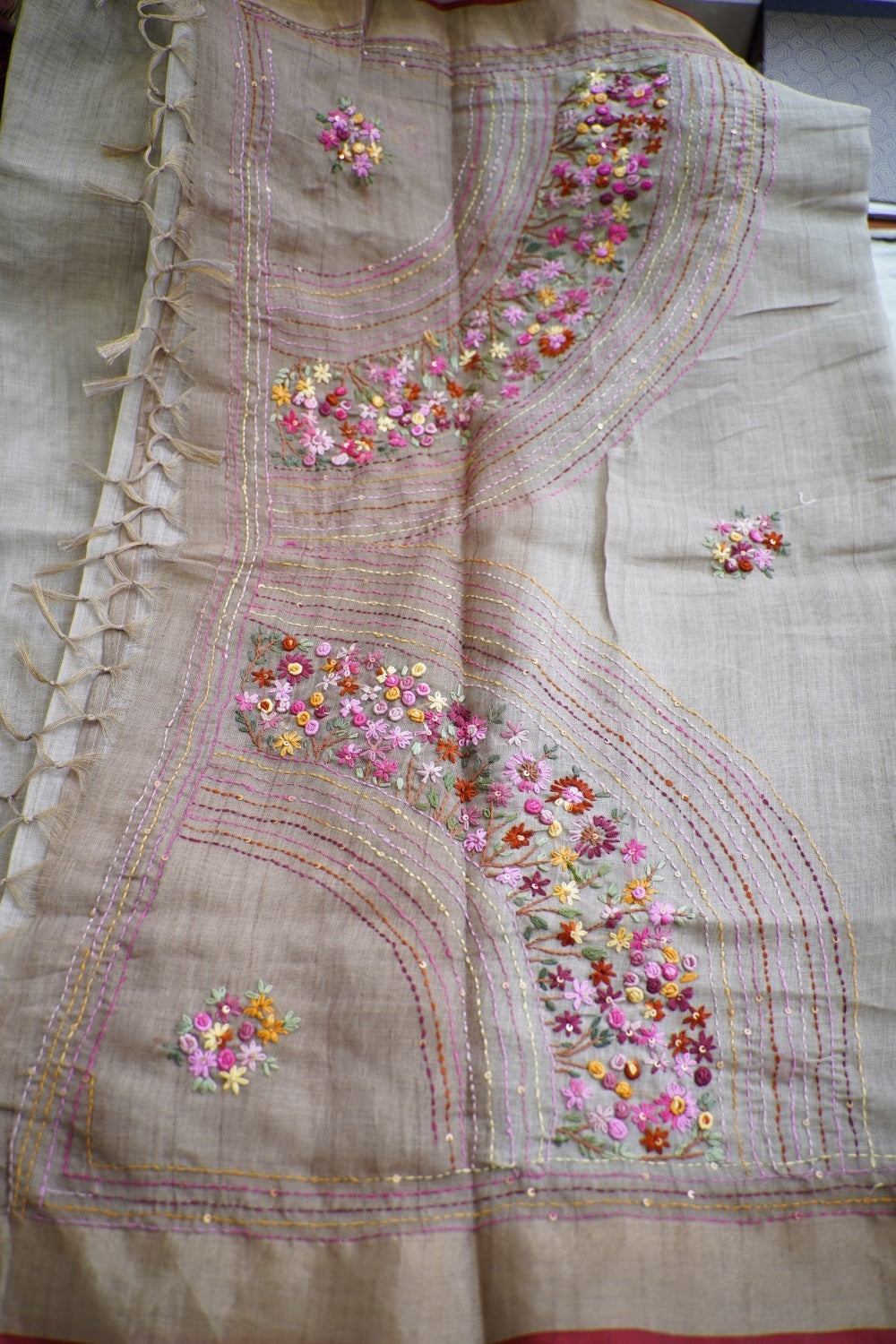 Linen Cotton Saree PC18204