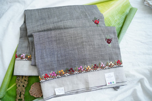 Linen Cotton Saree PC18206