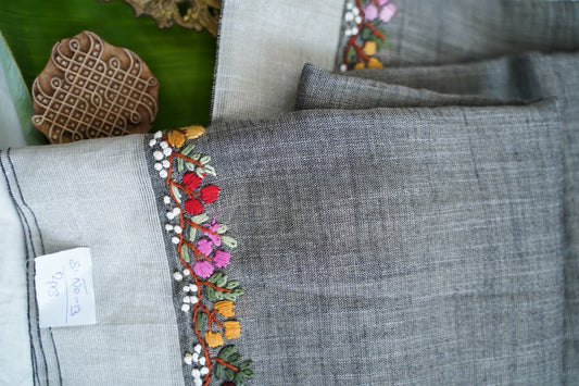 Linen Cotton Saree PC18206