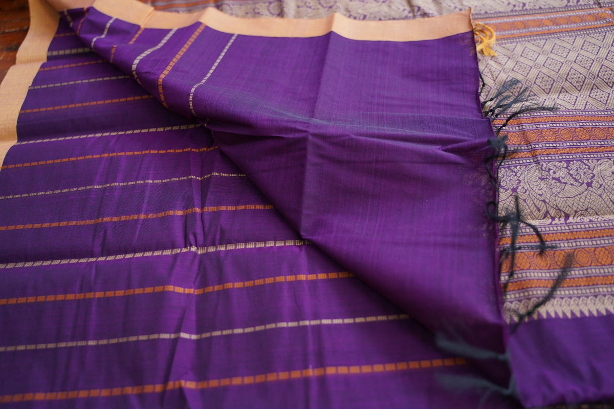 Kanchi handloom Cotton Saree PC17297