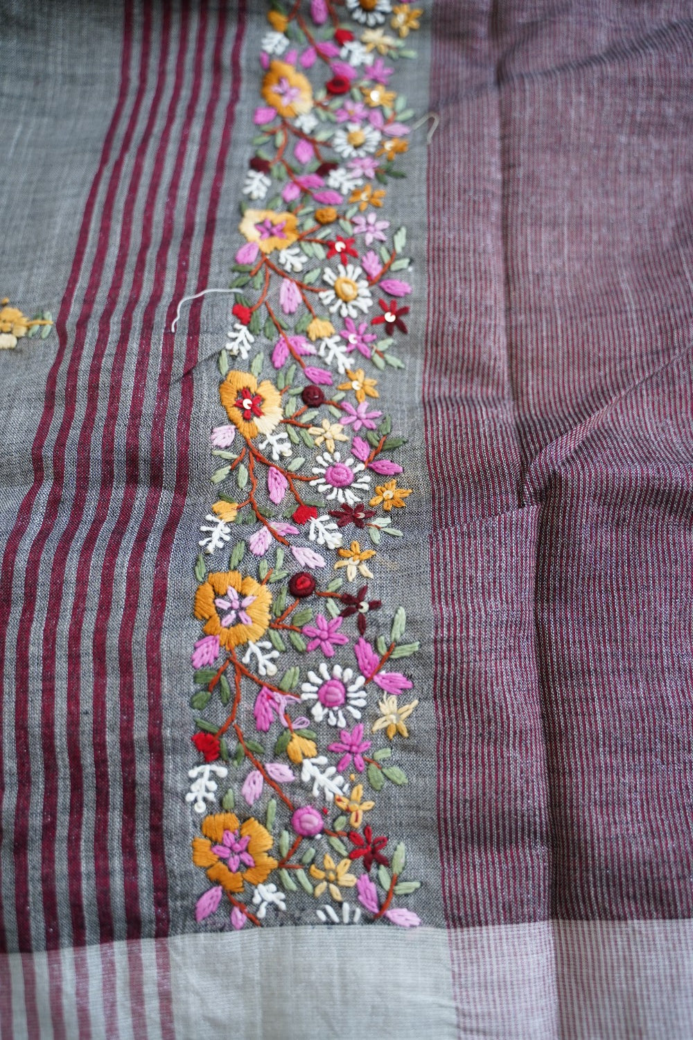 Linen Cotton Saree PC18206