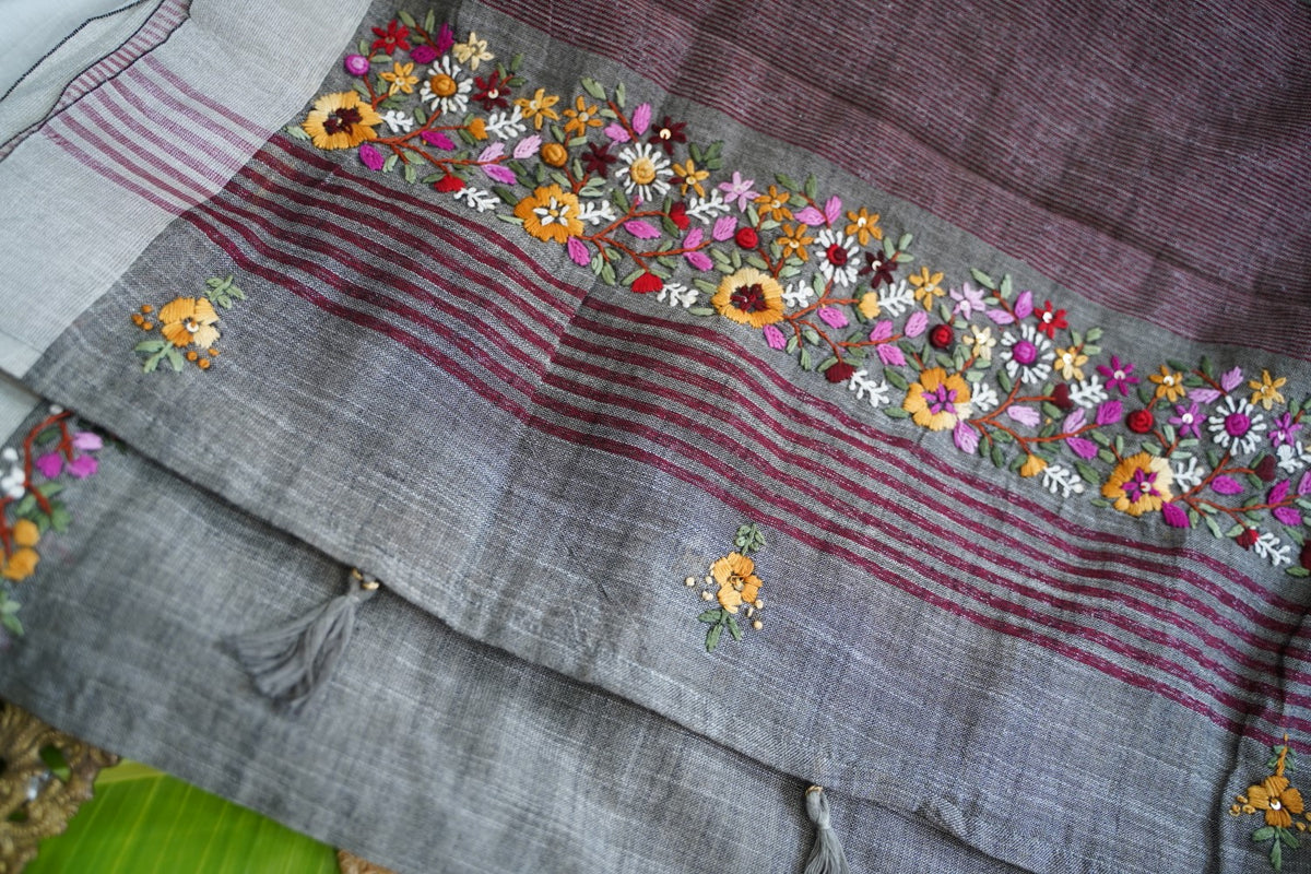 Linen Cotton Saree PC18206