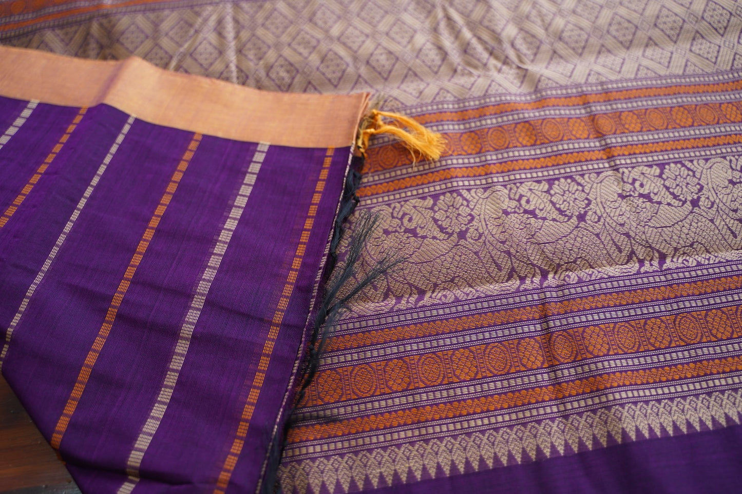 Kanchi handloom Cotton Saree PC17297