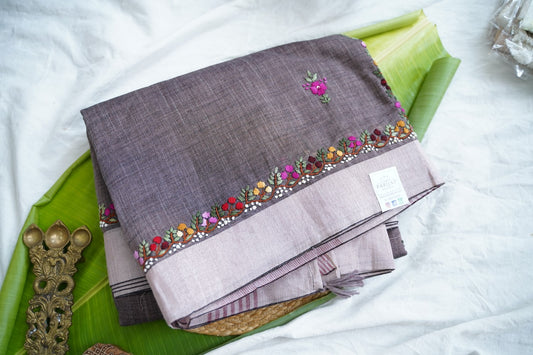 Linen Cotton Saree PC18208