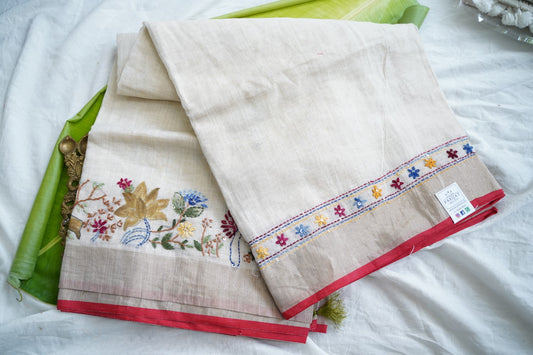 Linen Cotton Saree PC18207