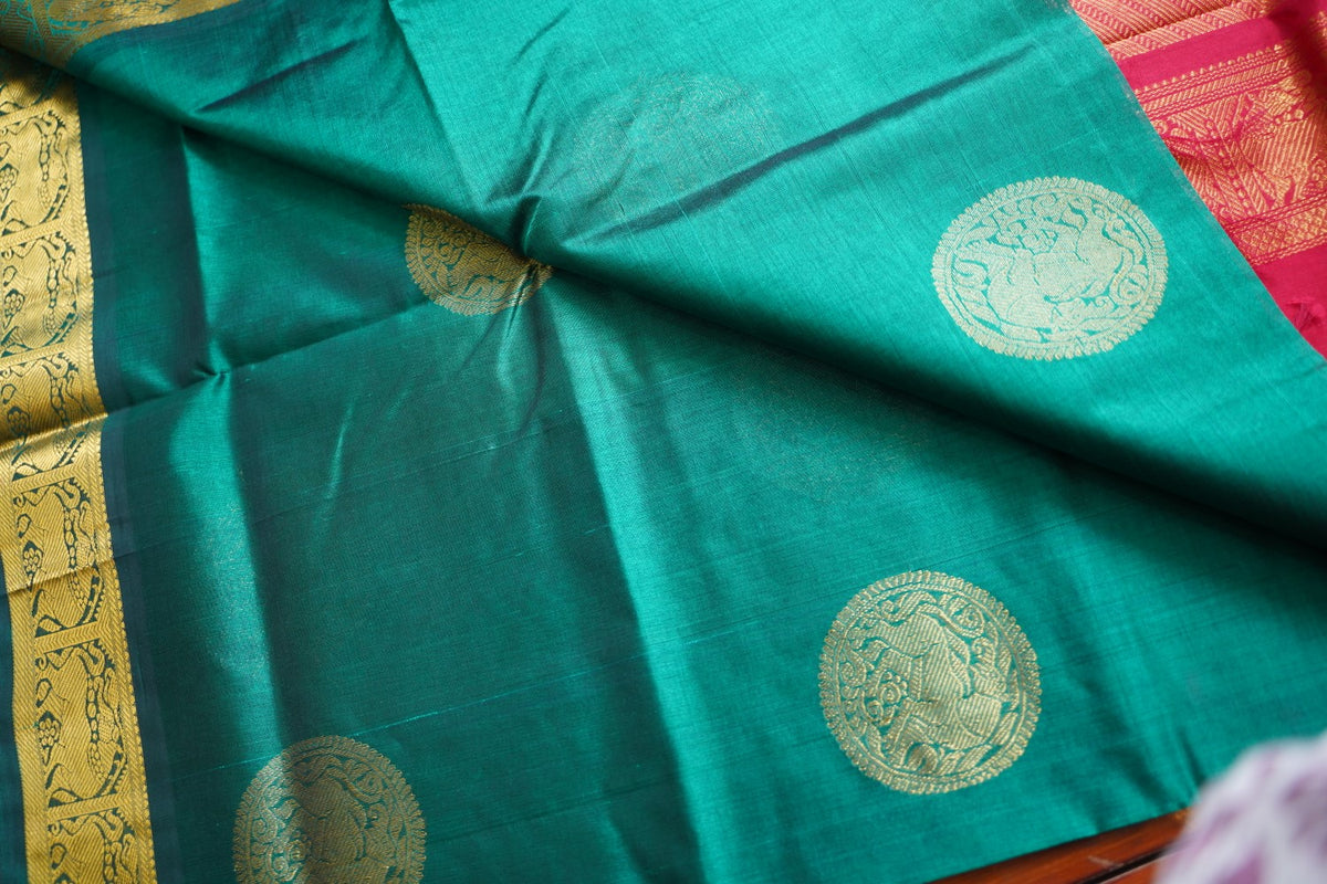 Kanchi Silk Cotton Saree PC18224