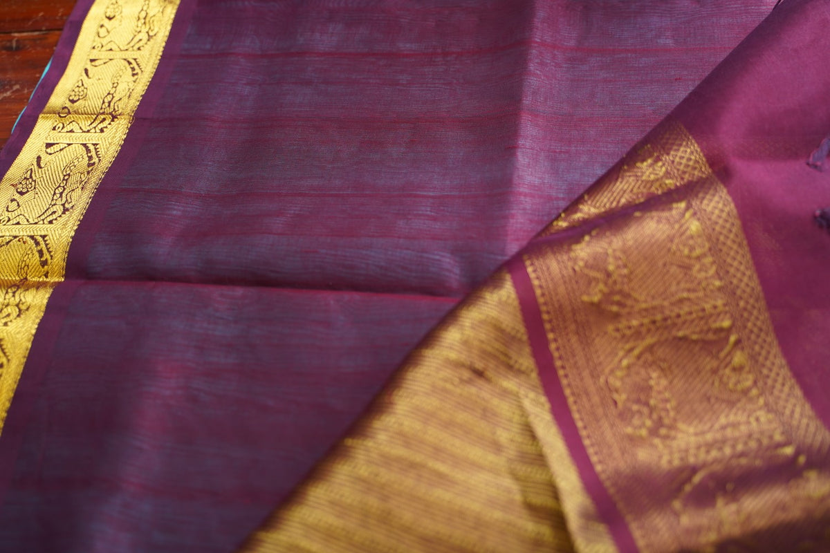 Kanchi Silk Cotton Saree PC18223