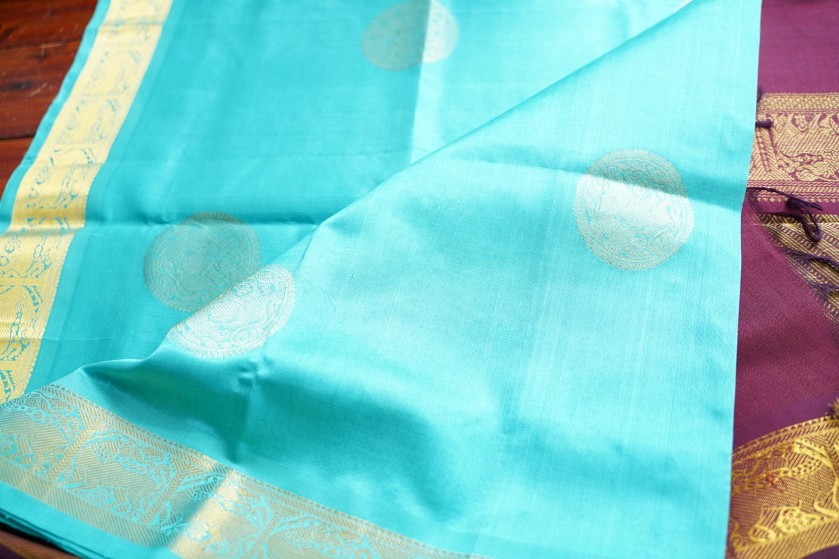 Kanchi Silk Cotton Saree PC18223