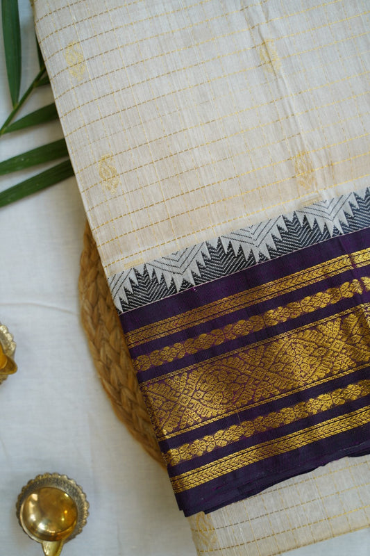 Kanchi Handloom Silk Cotton Saree PC14557