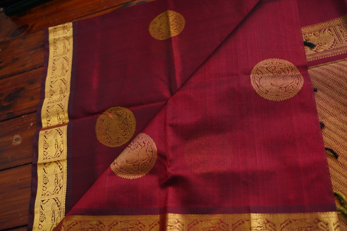 Kanchi Silk Cotton Saree PC18219