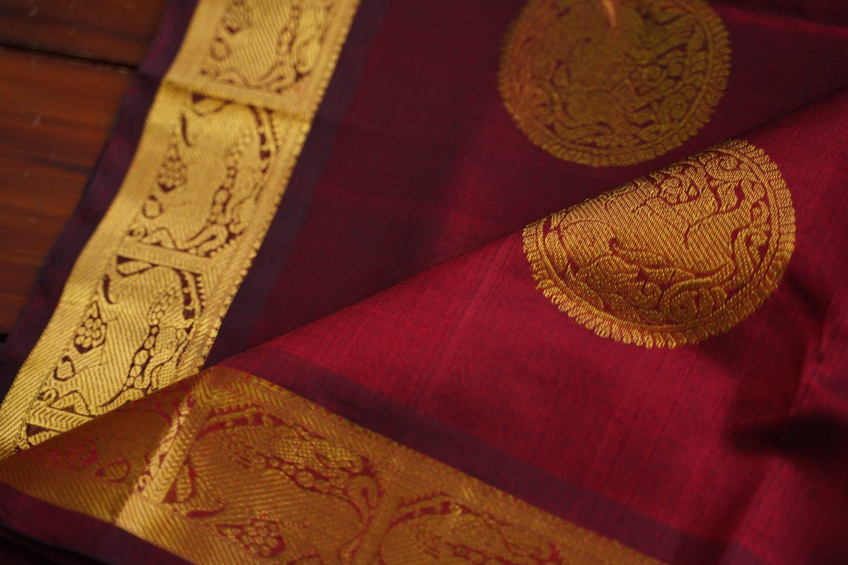 Kanchi Silk Cotton Saree PC18219