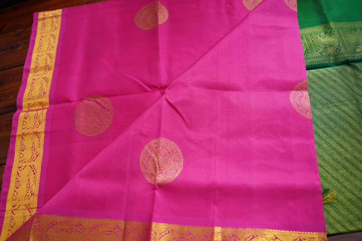 Kanchi Silk Cotton Saree PC18220