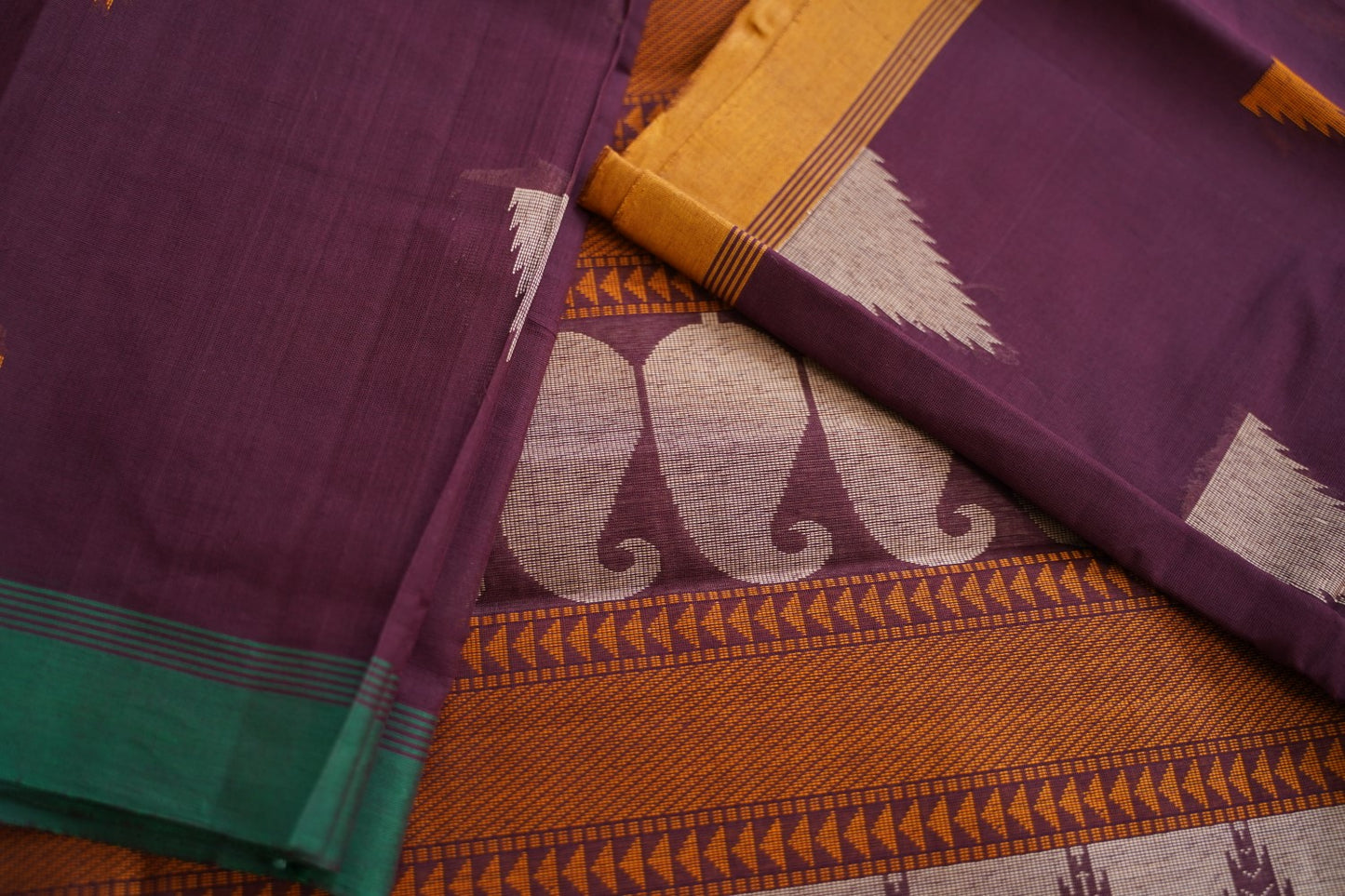 Kanchi handloom Cotton Saree PC17309