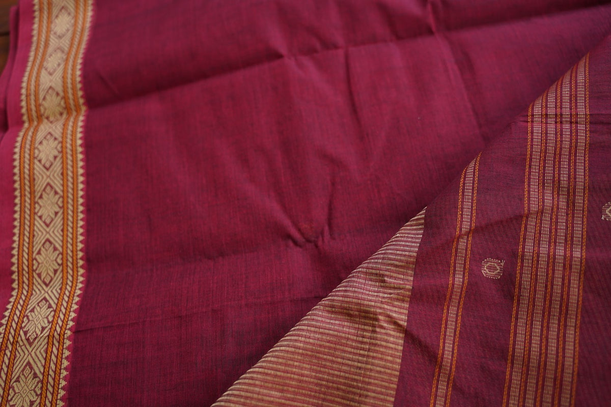 Kanchi handloom Cotton Saree PC17296