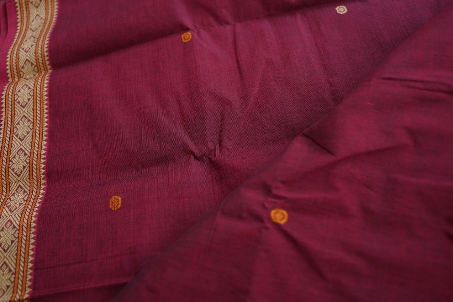 Kanchi handloom Cotton Saree PC17296