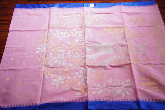 Jamdani Ponduru handloom Cotton Saree  PC10812