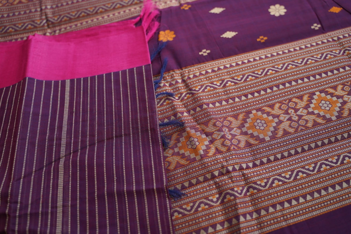Kanchi handloom Cotton Saree PC17305