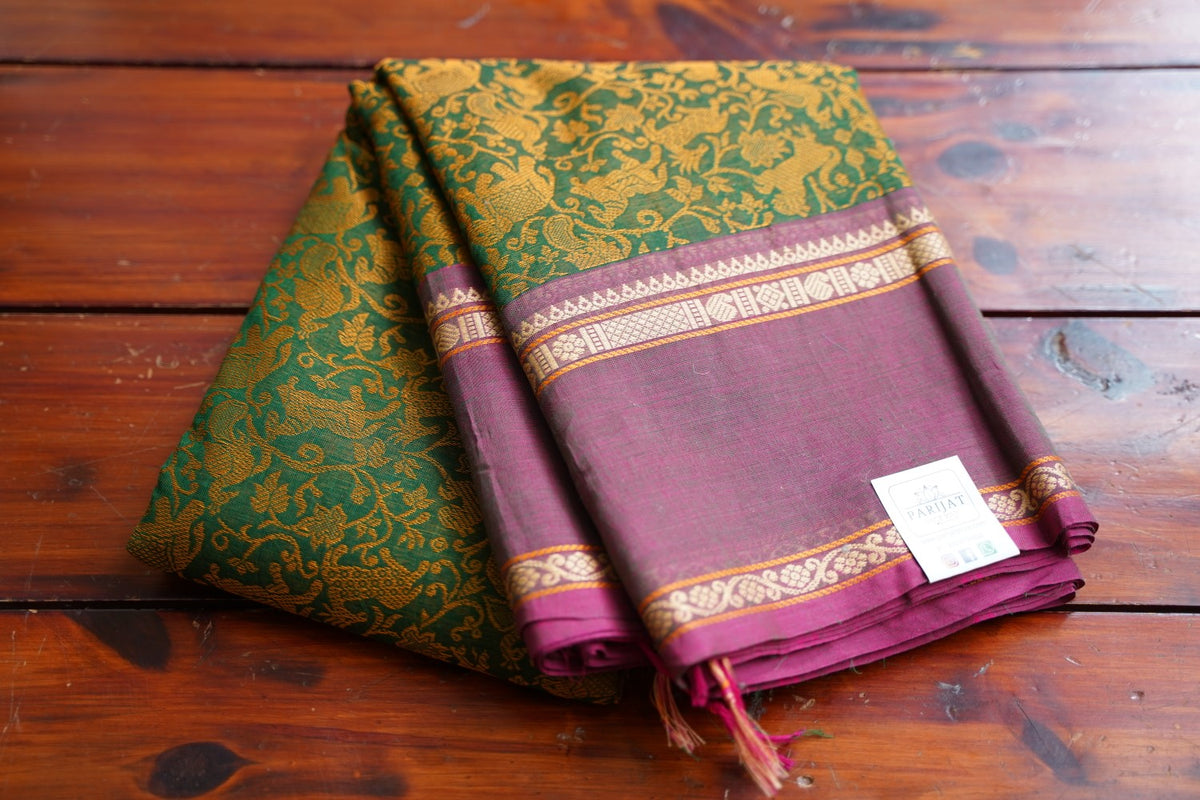 Chettinad handloom Cotton Saree PC16692