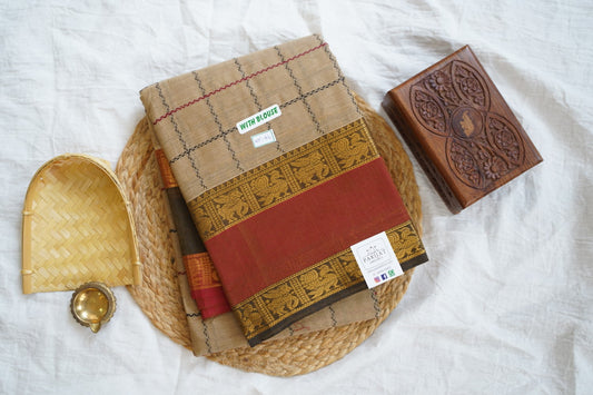 Chettinad handloom Cotton Saree PC16208