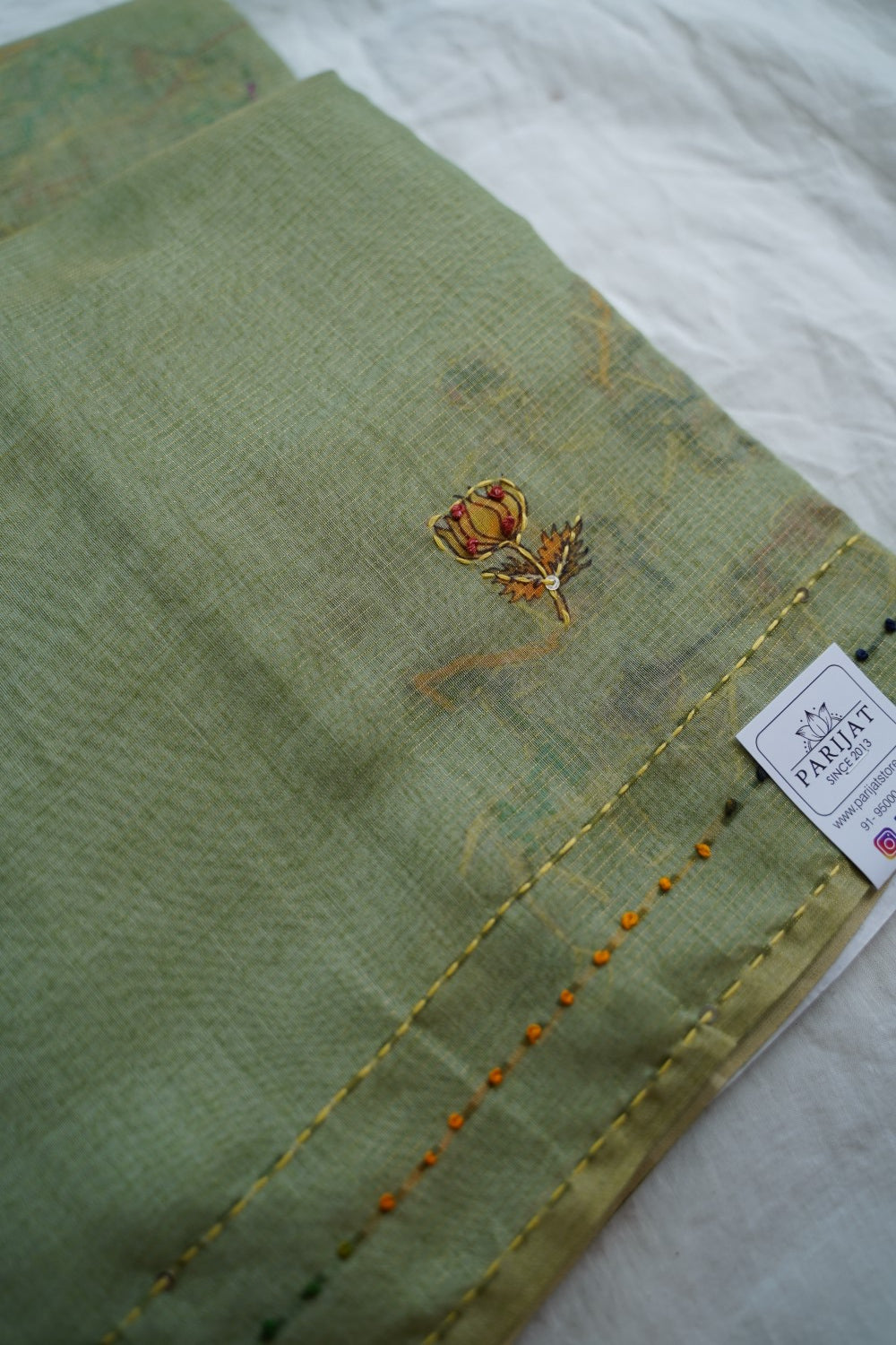 Linen Cotton Saree PC18251