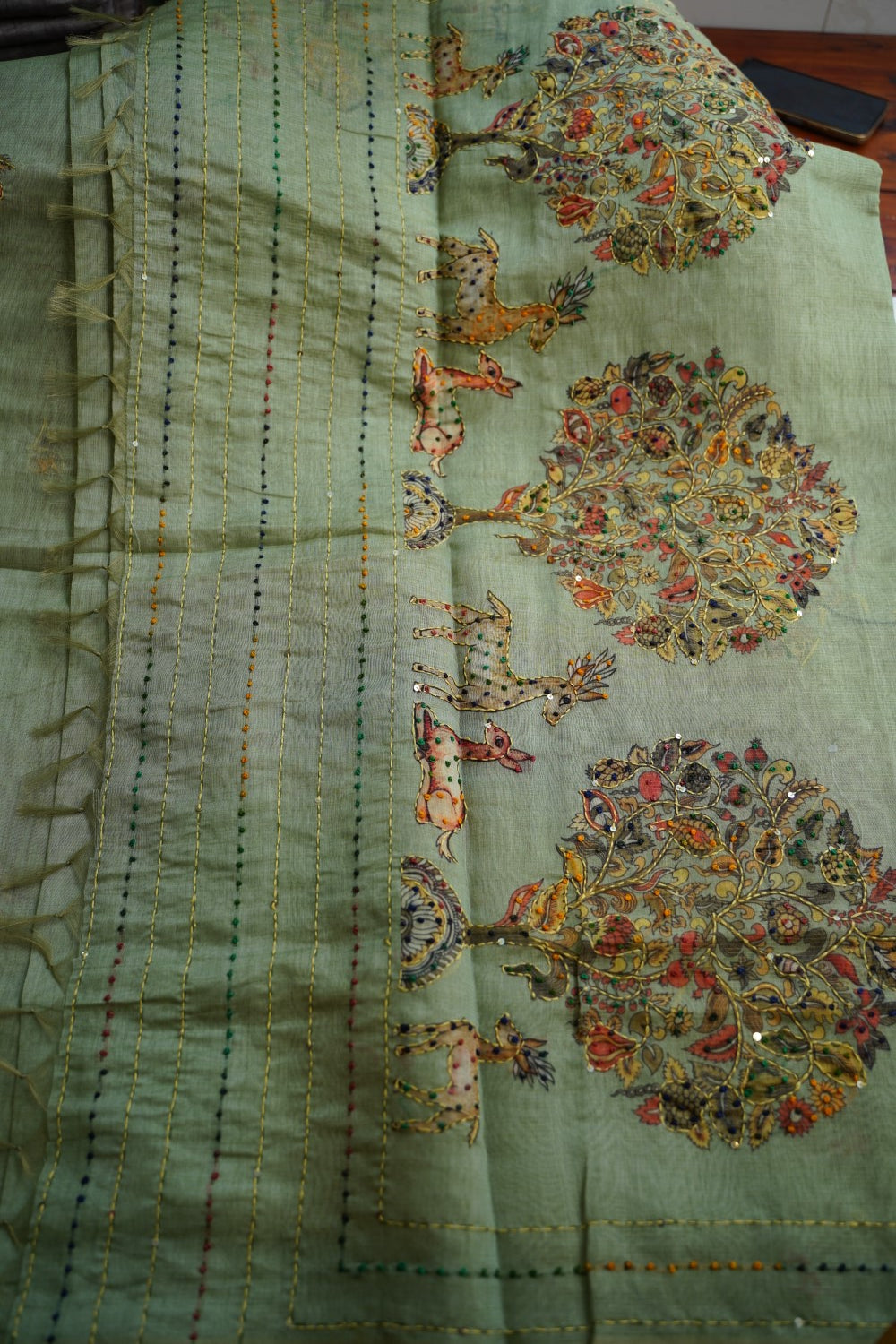 Linen Cotton Saree PC18251