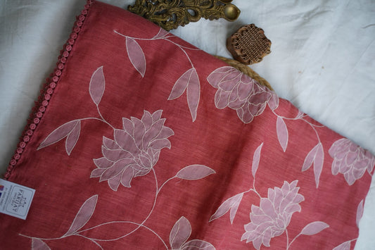 Linen Cotton Saree PC18257