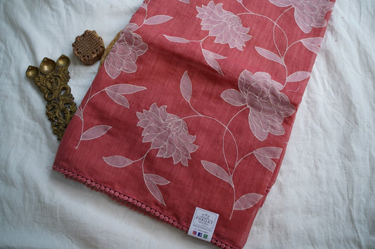 Linen Cotton Saree PC18257