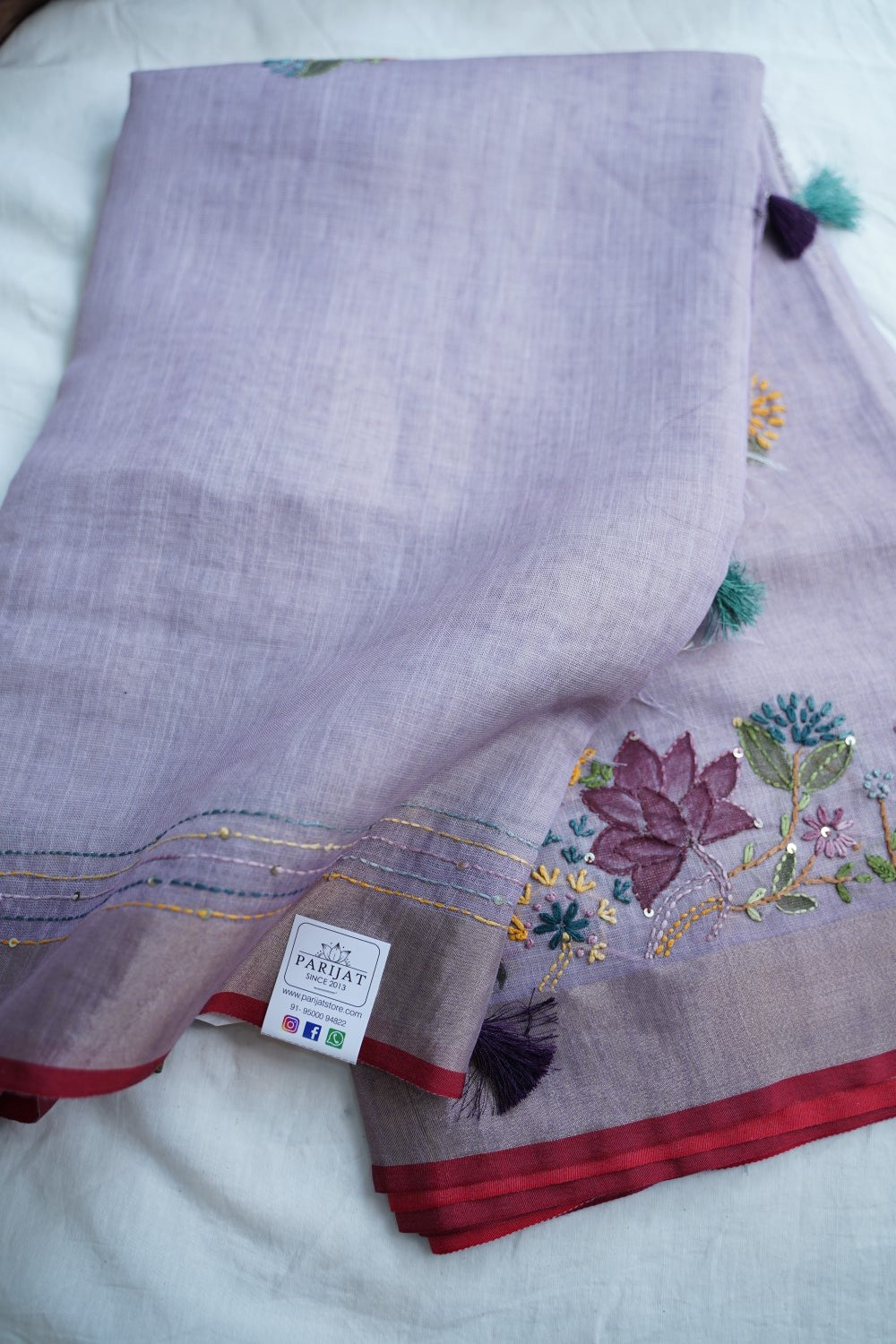Linen Cotton Saree PC18253
