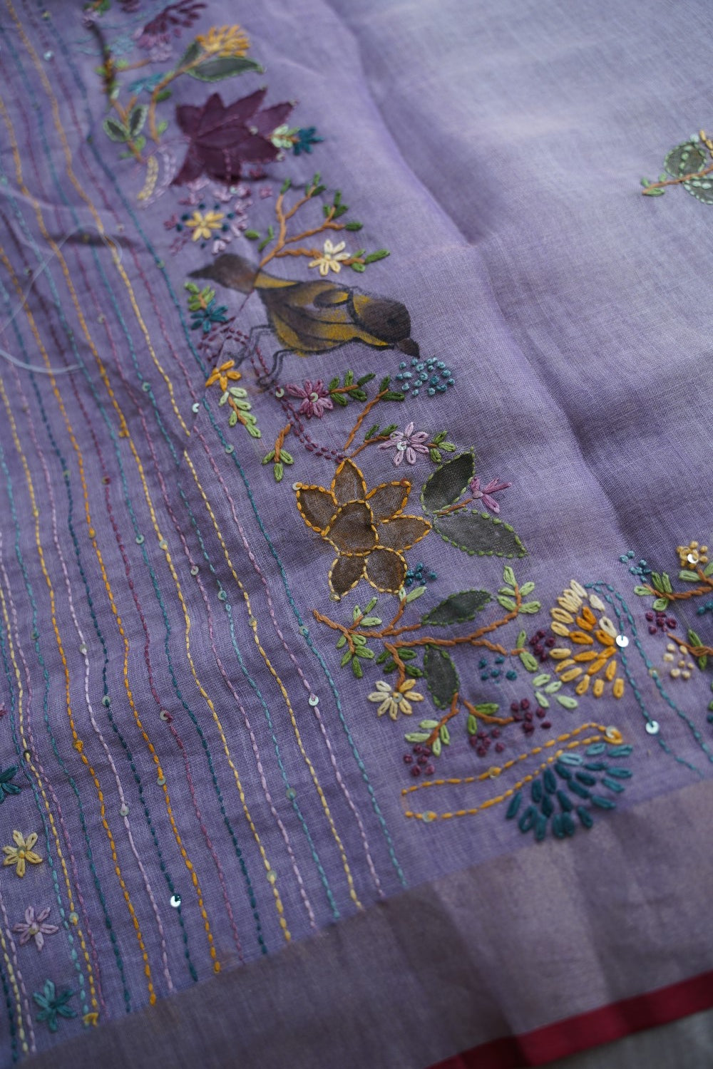 Linen Cotton Saree PC18253