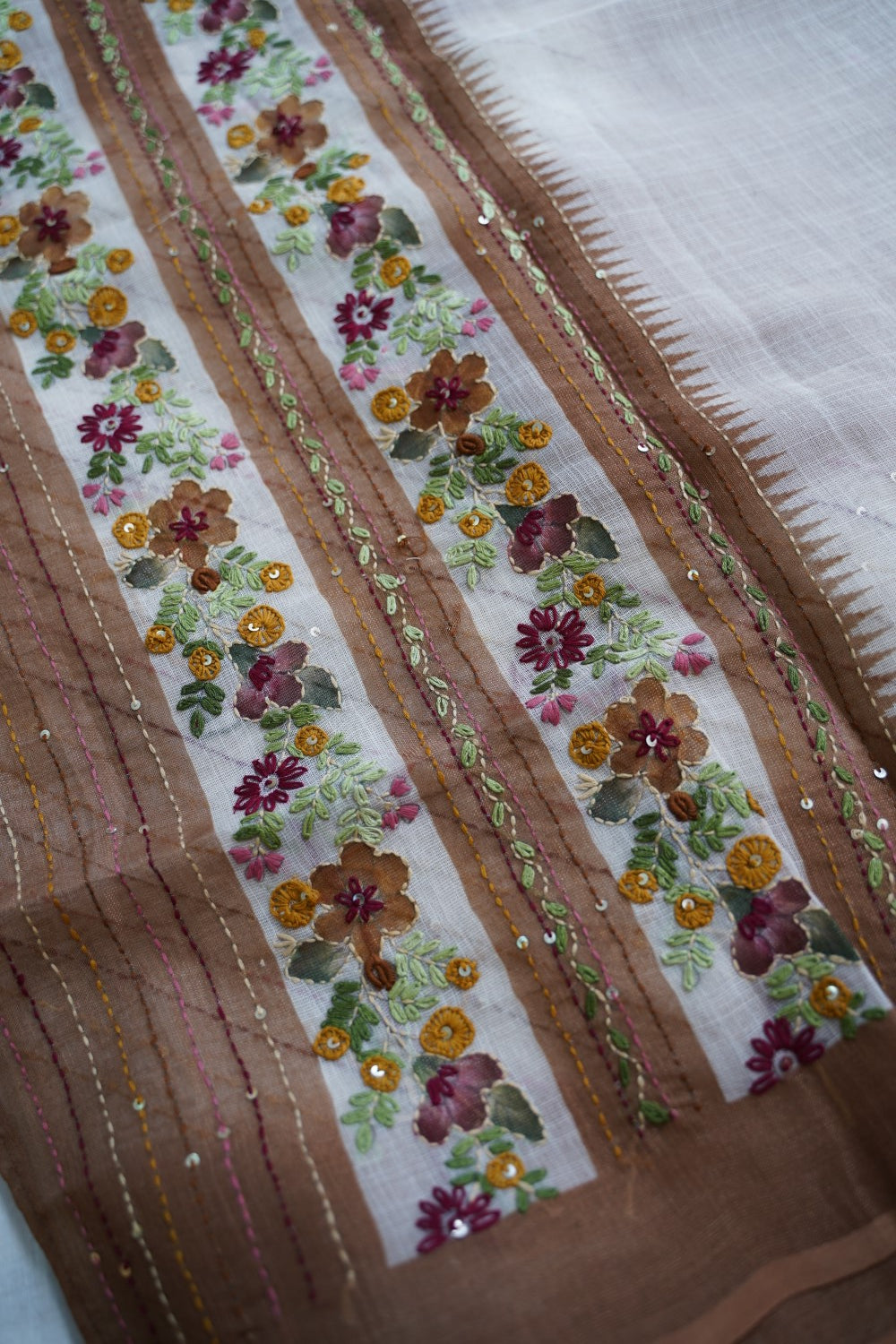 Linen Cotton Saree PC18255