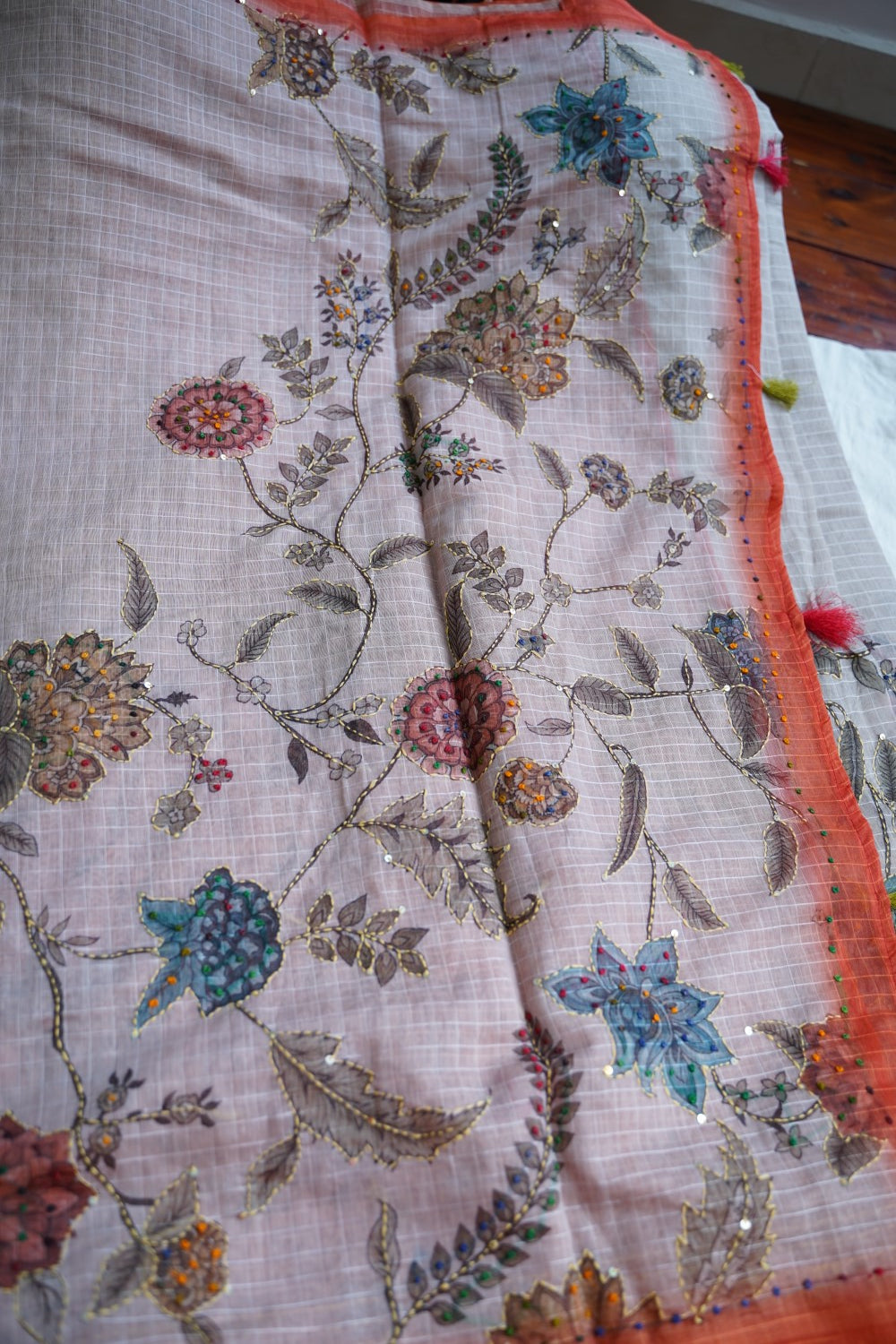 Linen Cotton Saree PC18240