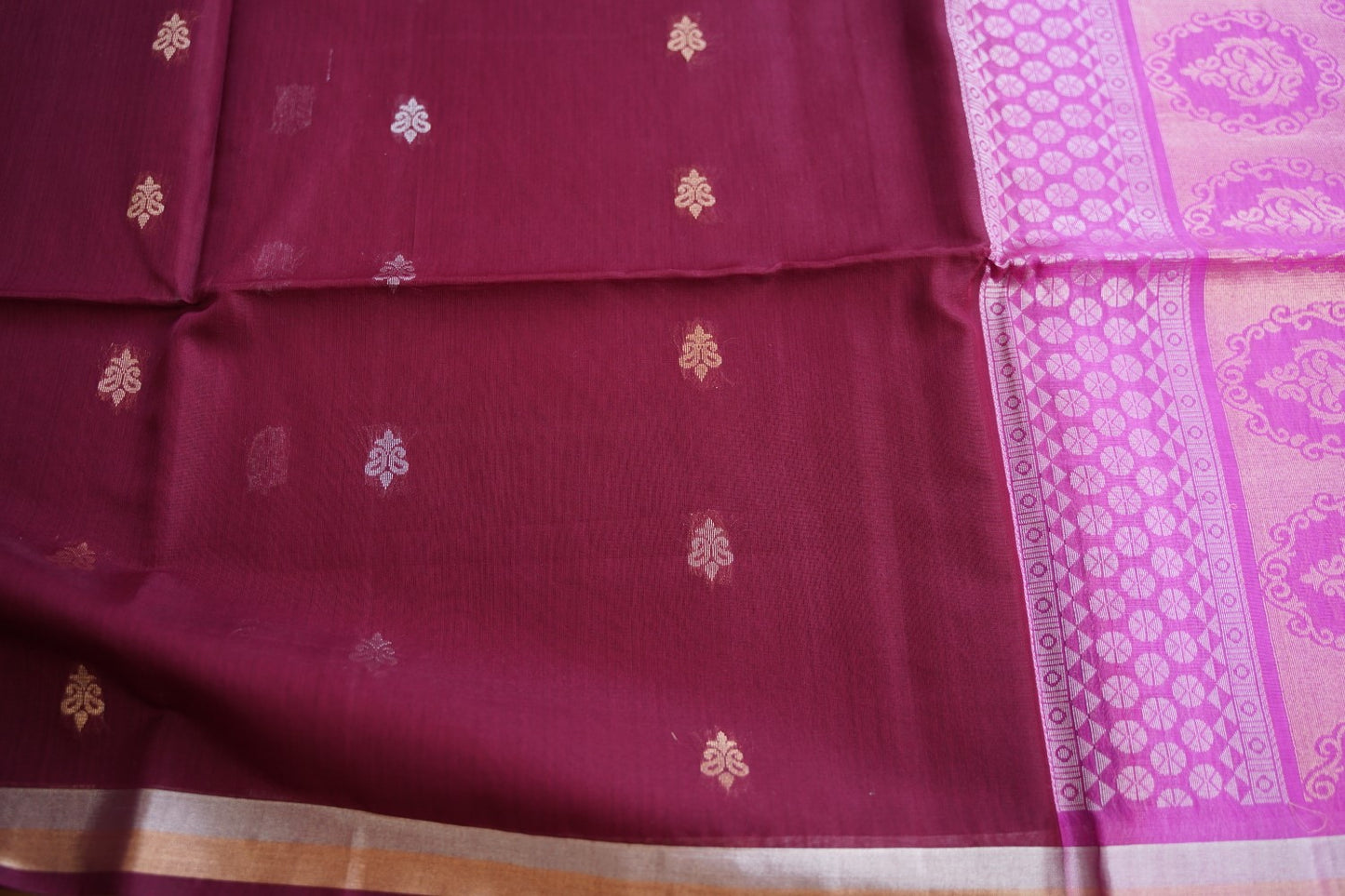 Handloom Silk Cotton Saree PC17325