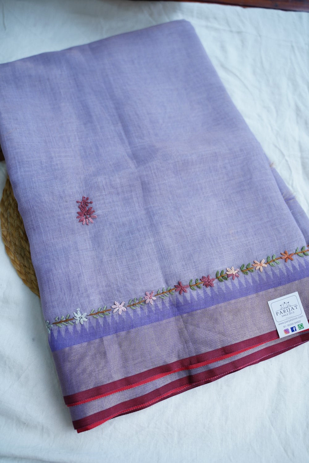 Linen Cotton Saree PC18243
