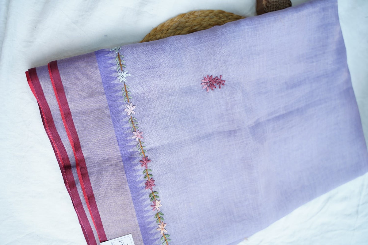 Linen Cotton Saree PC18243