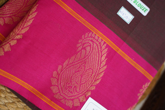 Chettinad handloom Cotton Saree PC16221