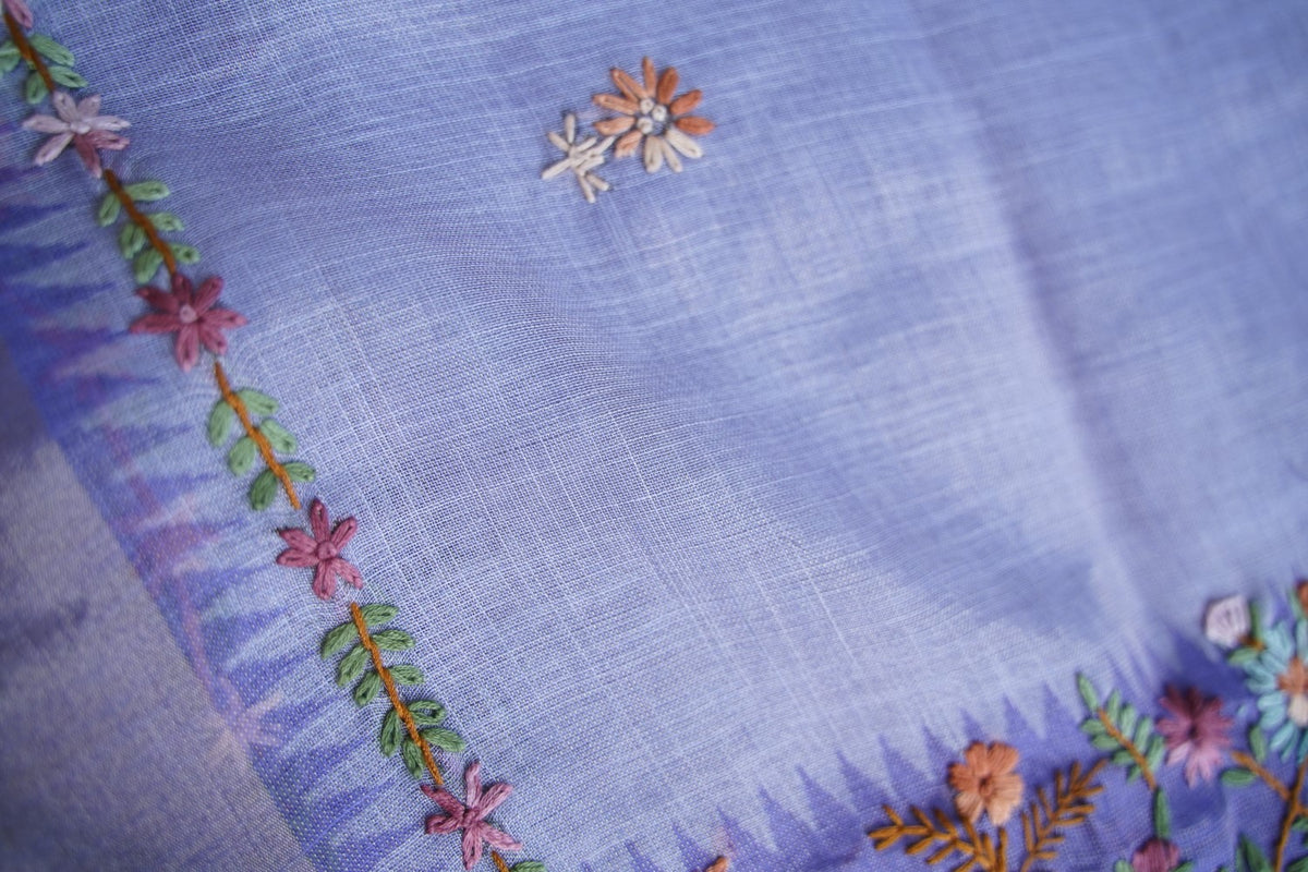 Linen Cotton Saree PC18243