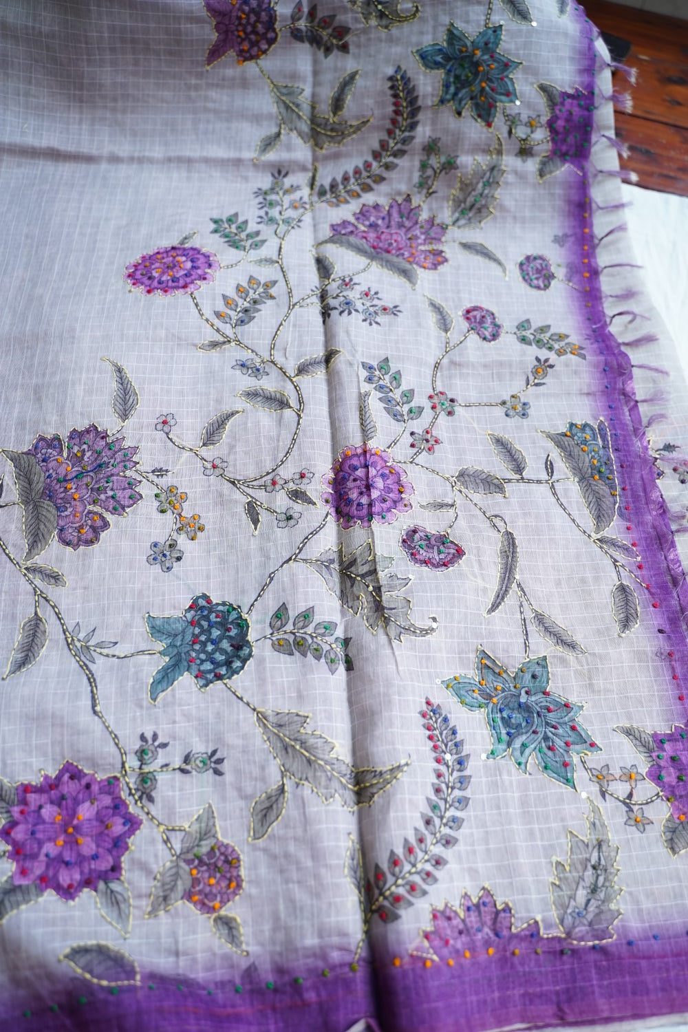 Linen Cotton Saree PC18241