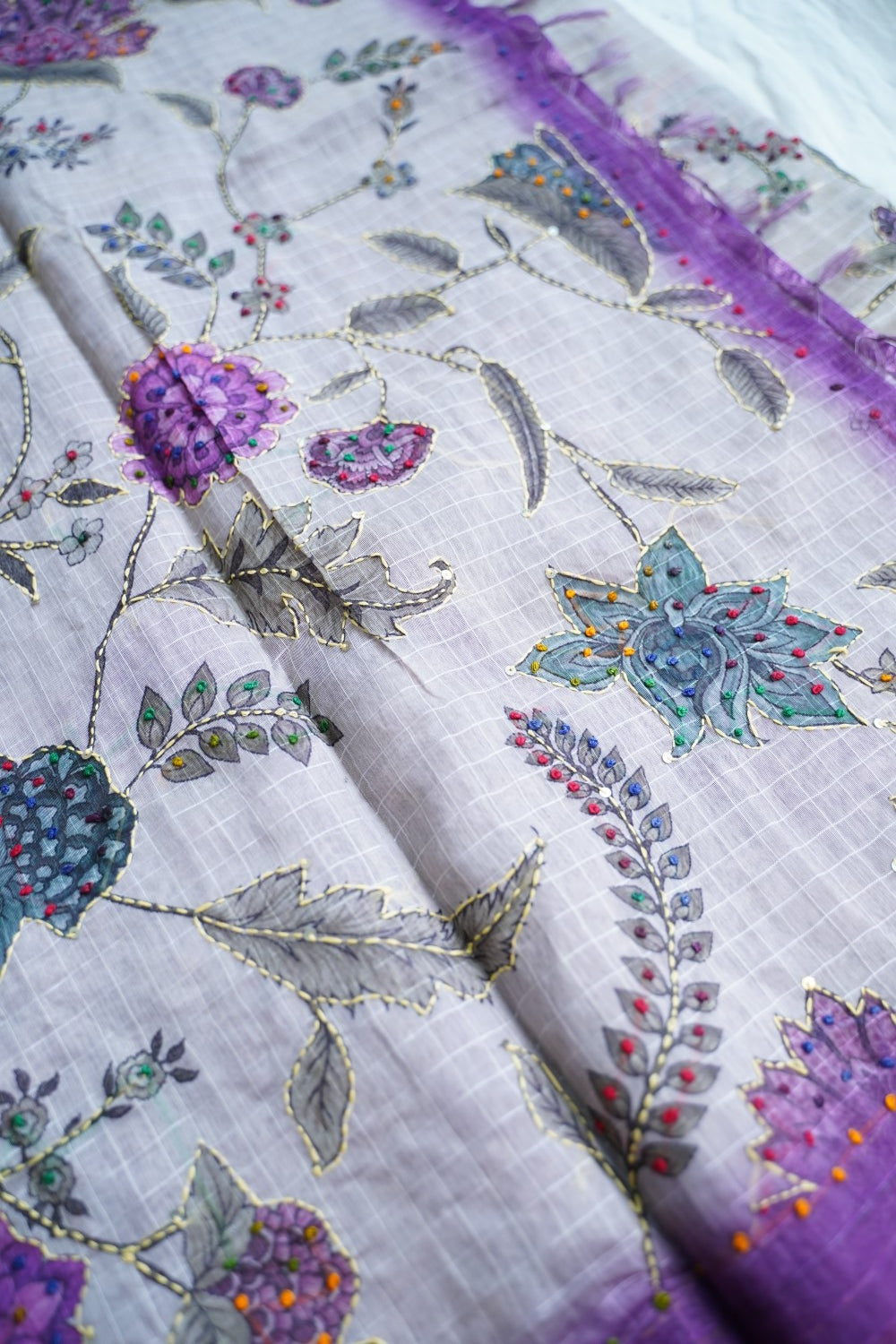 Linen Cotton Saree PC18241