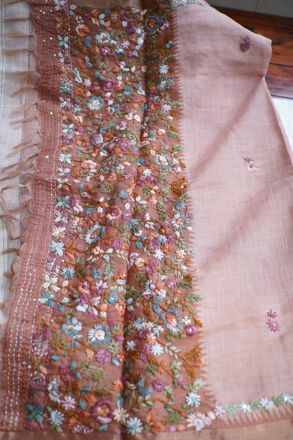 Linen Cotton Saree PC18242