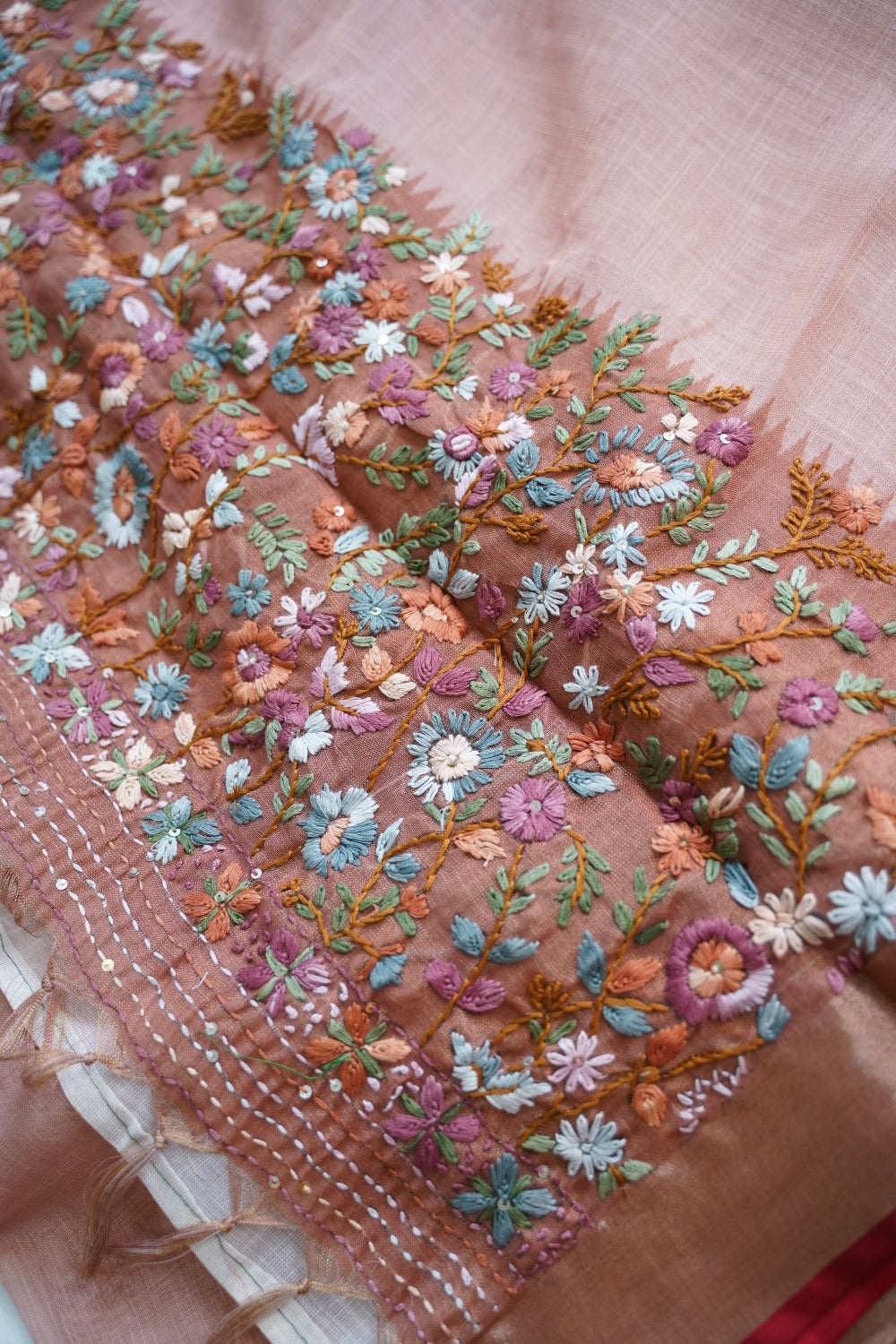 Linen Cotton Saree PC18242