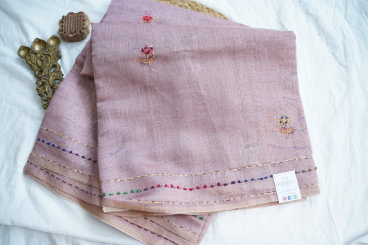 Linen Cotton Saree PC18250