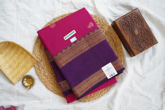 Chettinad handloom Cotton Saree PC16229