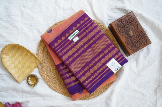 Chettinad handloom Cotton Saree PC16224