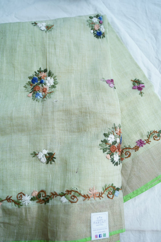 Linen Cotton Saree PC18246