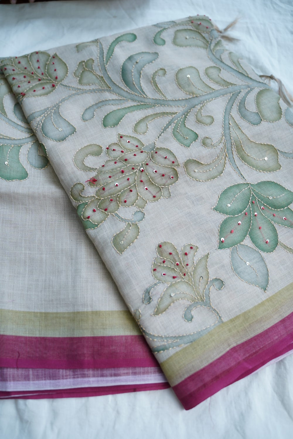 Linen Cotton Saree PC18234