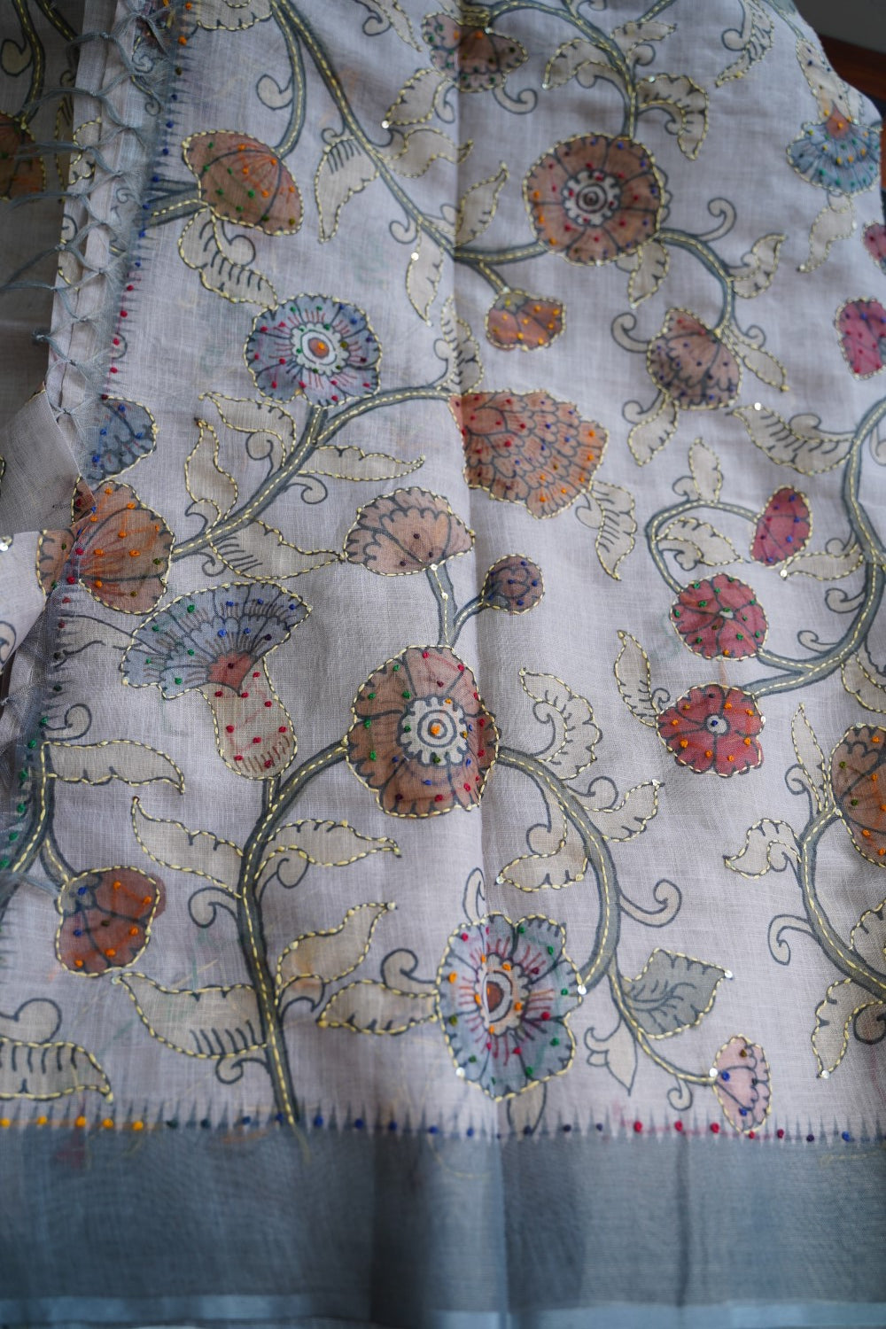 Linen Cotton Saree PC18235